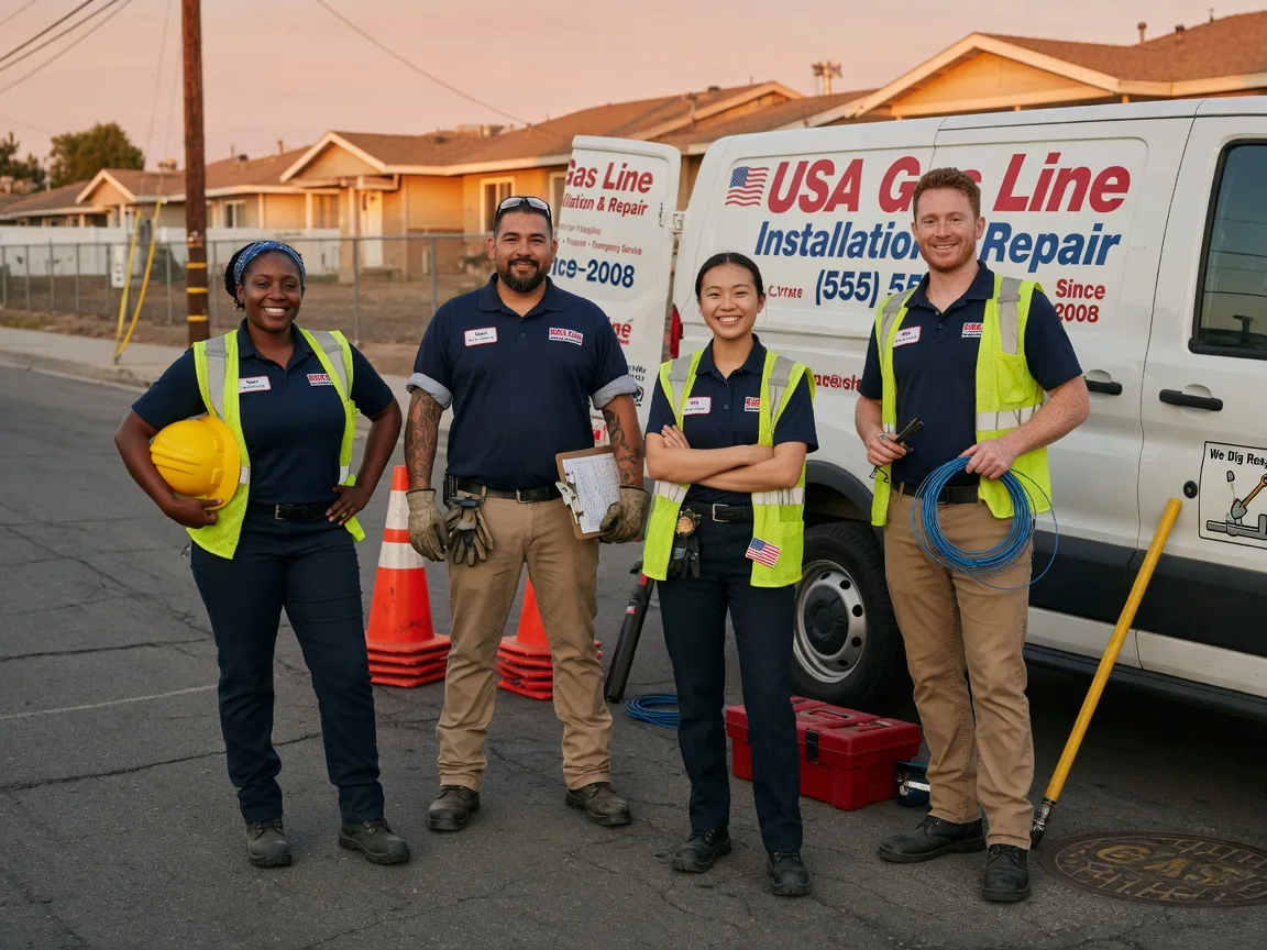 Gas Line Installation company in Cambria, IL
